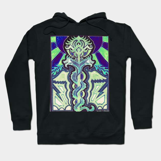 Kundalini Staff 08 Hoodie by Boogie 72